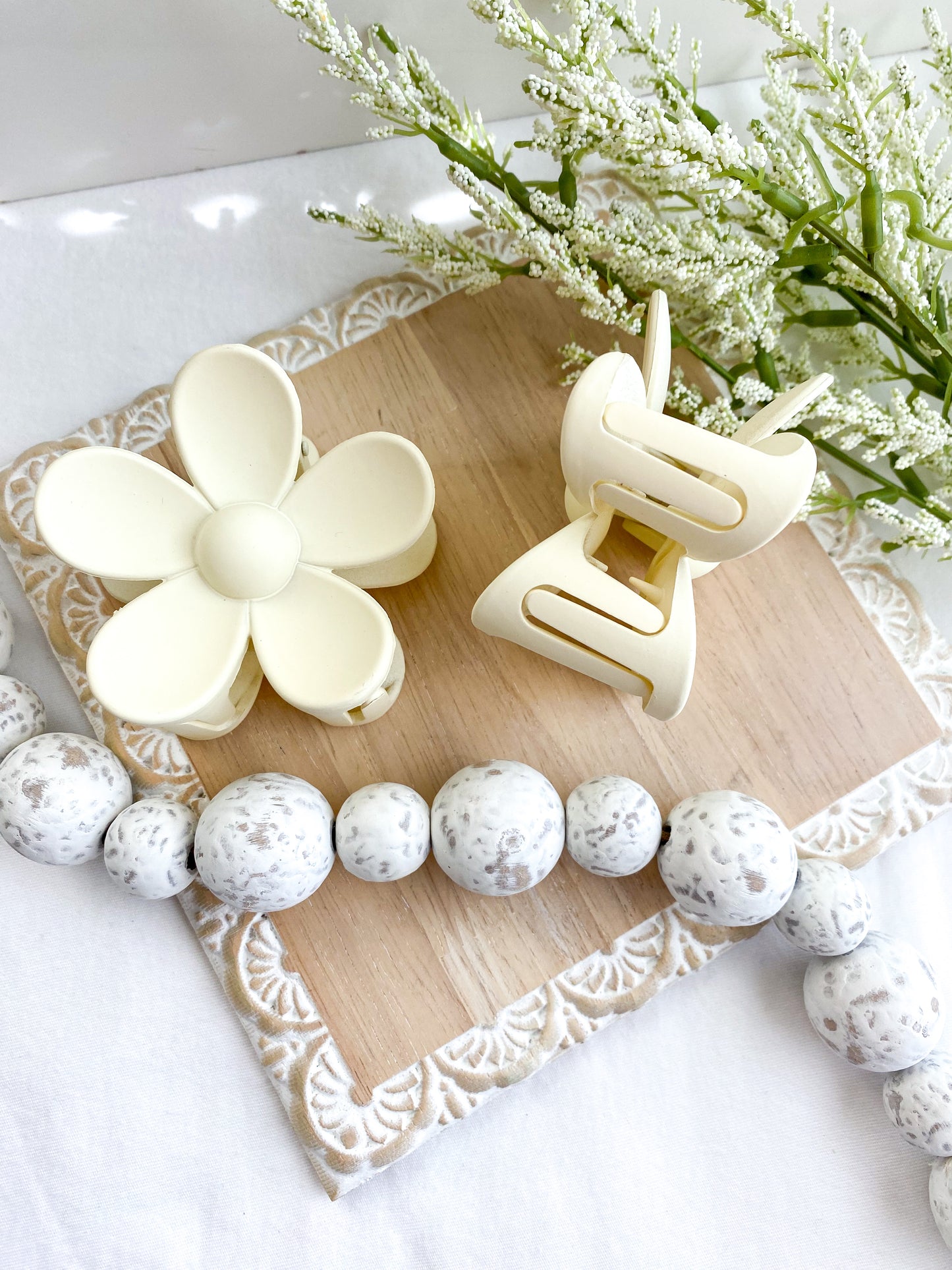 Flower Claw Clips