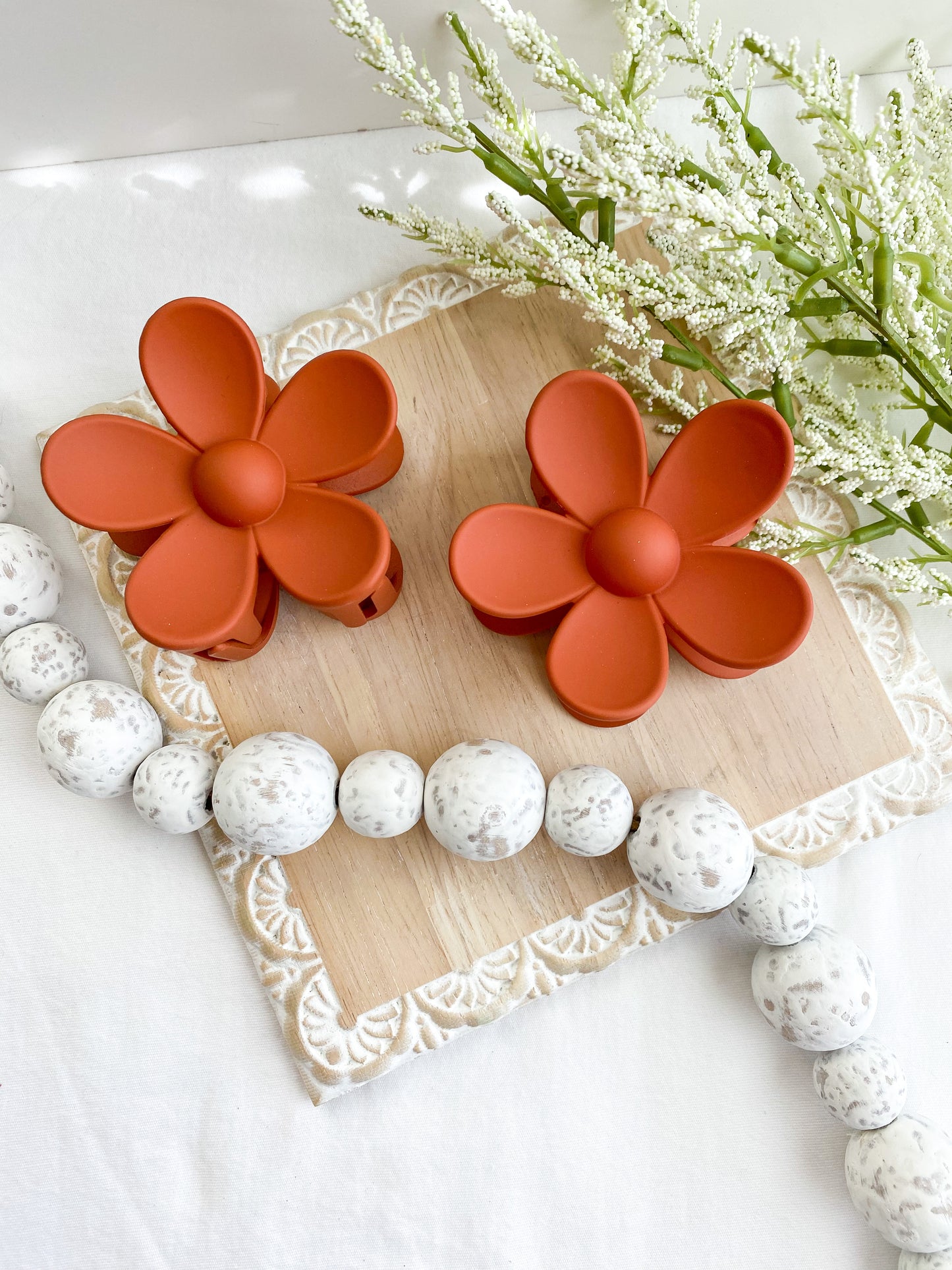 Flower Claw Clips